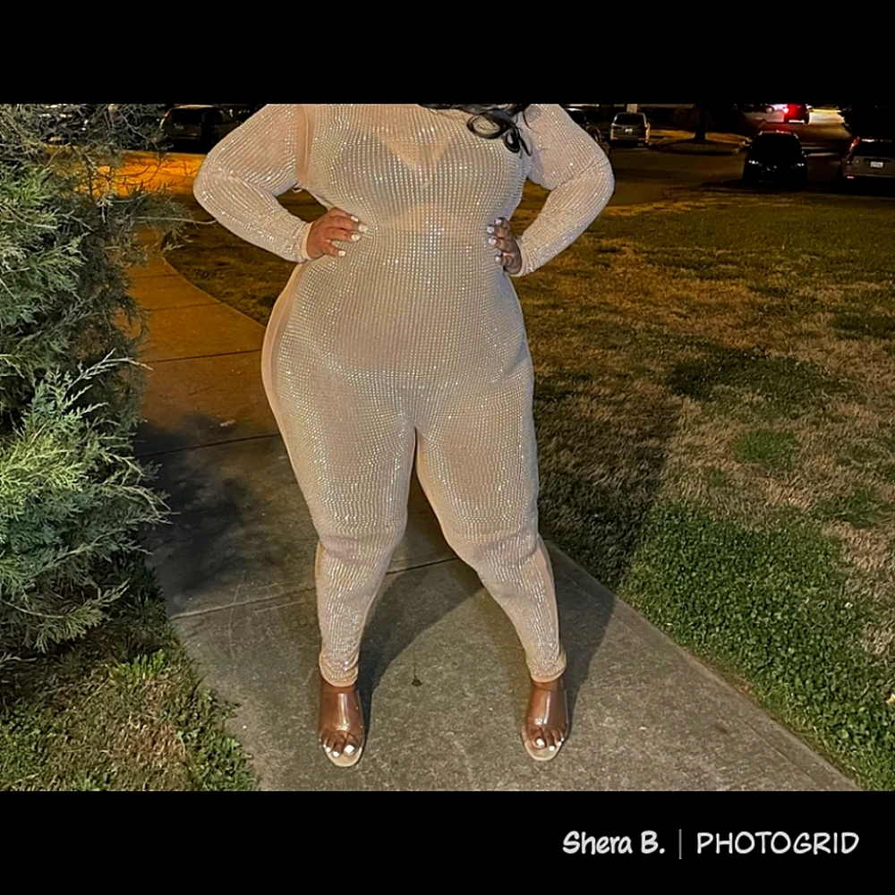 Nude Studded Bodysuit